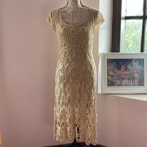 The Pyramid Collection Crochet Dress in size medium